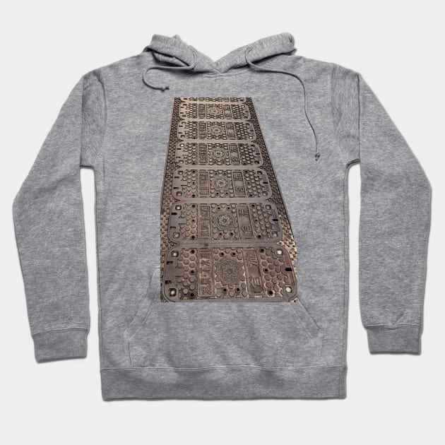 Japanese Manhole Hoodie by Suddha Design